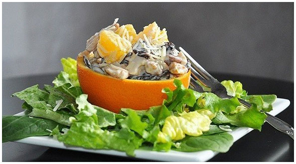 Куриный салат с апельсином Куриный салат с апельсином